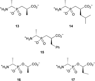 Phosphinates and phosphonates.