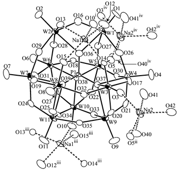 Self Assembly Of A Lacunary A Keggin Undecatungstophosphate Into A Three Dimensional Network Linked By S Block Cations Chemical Communications Rsc Publishing