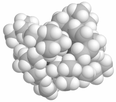 Space-filling diagram of [{(NN′3)U}2(μ2-η2:η2-N2)] [(NN′3 = N(CH2CH2NSiButMe2)3]. Reprinted with permission from ref. 20. Copyright (2001) Elsevier Science.