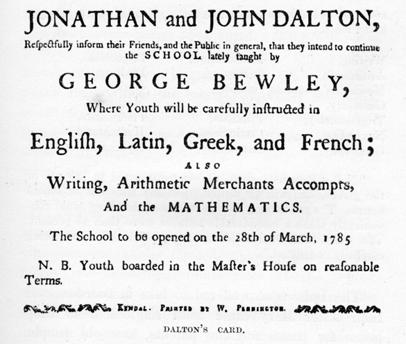 John Dalton – the man and the myth - Dalton Transactions (RSC Publishing)  DOI:10.1039/D1DT04135E