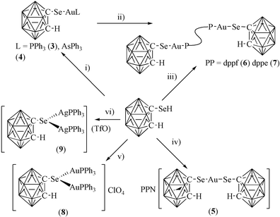 Gold And Silver Derivatives With The Carborane Selenolate Ligand B 10 H 11 C 2 Se Dalton Transactions Rsc Publishing Doi 10 1039 f