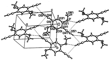 Crystal structure of 6.