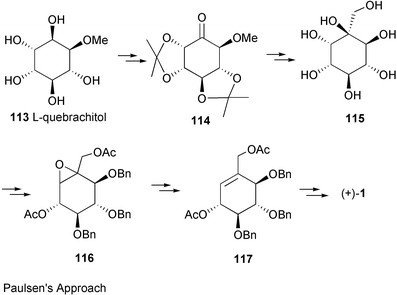 The first enantiospecific synthesis of (+)-valienamine reported by Paulsen et al.163