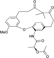 The atropisomer shown in the figure is arbitrary.