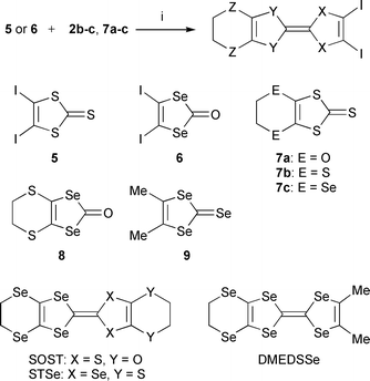 
          Reagents and conditions: i, P(OEt)3, toluene or benzene, reflux.