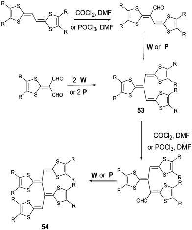 General synthesis of compounds 53 and 54.