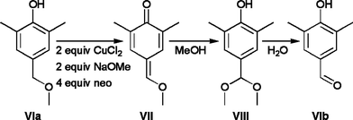 Selective copper( ii )-mediated oxidative coupling of a Selective copper( ii )-mediated oxidative coupling of a