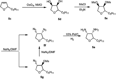 Synthetic route to 5a.