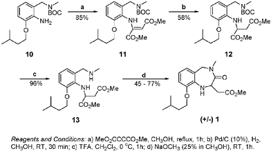 Synthesis of IGD peptidomimetic 1.