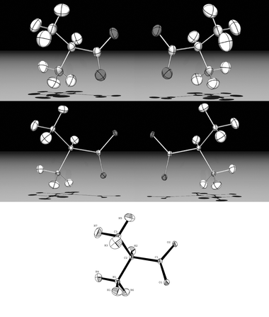 Neutron diffraction investigations of l - and d-alanine at