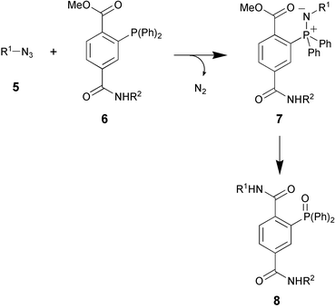 The Staudinger–Bertozzi ligation.