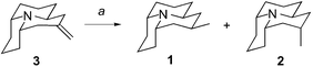 (a) Pd–C 10%, H2
						(normal pressure), solvent, additive (for details see Table 1).