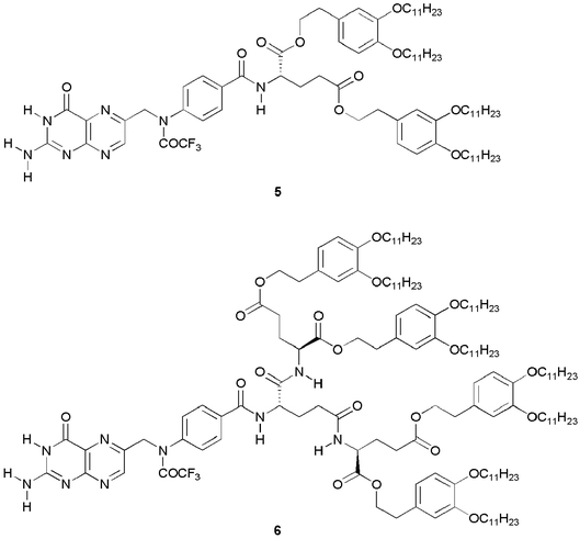 Structures of folic acid derivatives.3,4