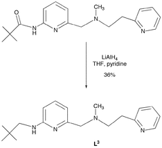 Synthesis of L3 ligand from amide-appended precursor.20