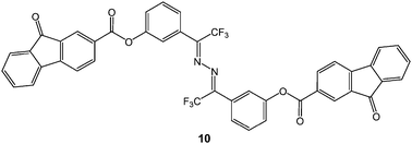 Structure of azine 10.