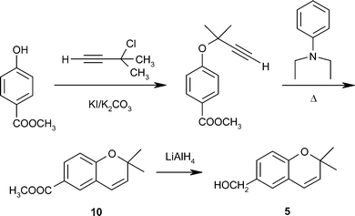 Synthesis of eulatachromene 5.21