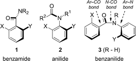 Benzamides, anilides and benzanilides.