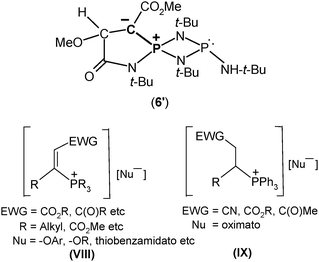 Structure And Reactivity Of Tautomeric Forms Of Zwitterionic Species From The Reaction Of Phosphorus Iii Compounds With Electron Deficient Alkenes And Alkynes New Journal Of Chemistry Rsc Publishing