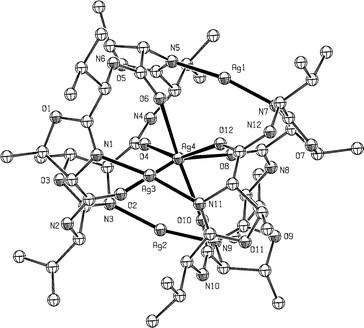 X-Ray crystal structure of a silver complex of westiellamide (13).