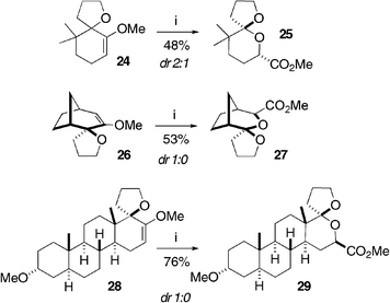 
          Reagents and conditions: (i) m-chloroperbenzoic acid (3 eq.), Na2HPO4 (3 eq.), CH2Cl2, 18 h.