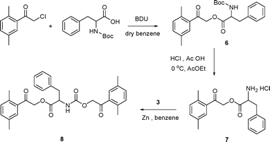 Synthesis of 8.