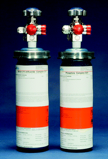 CGT 11BF3 and CGT PH3 commercial offerings (2.2 litre cylinders) (© Air Products 2007).