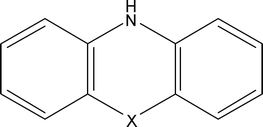Basic chemical structure of azine mediators.