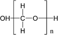 Structure of poly(oxymethylene).