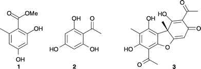 
            Methyl orsellinate
            1 and other metabolite precursors from lichens.