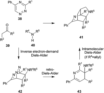 Mechanism of Taylor's reaction cascade.