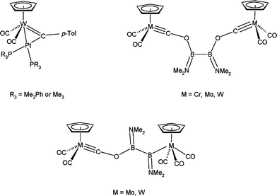 Synthesis Of A Bimetallic Platinum Tungsten Complex With A Bridging µ Diboranyl Oxycarbyne Moiety Dalton Transactions Rsc Publishing