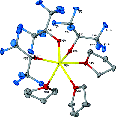 Fluorinated Bismuth Alkoxides From Monomers To Polymers And Oxo Clusters Dalton Transactions Rsc Publishing