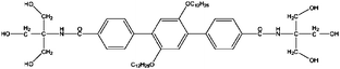 Molecular structure of DTCD molecule.