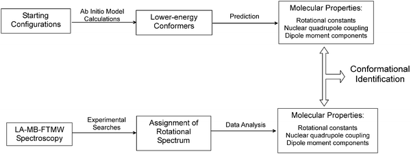 Steps followed in the identification of conformers.