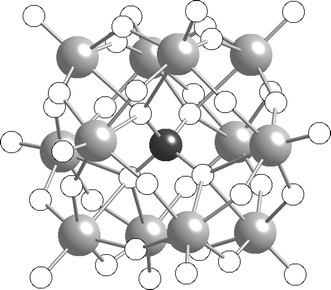 The structure of the [PW12O40]3− ion.10