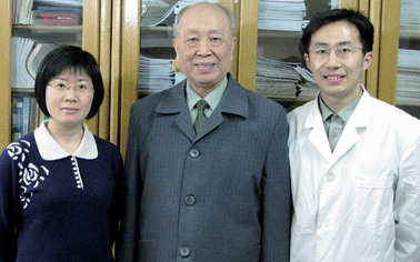 Left to right: G. Cao, Y. Yang and H. Zhang