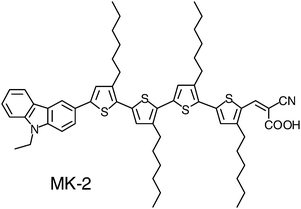 Molecular structure of MK-2.