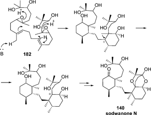 Proposed biosynthesis of sodwanone N.