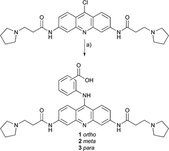 
            Reagents and conditions: (a) aminobenzoic acid, CHCl3, Δ.