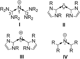 Novel N L 2 Species With Two Lone Pairs On Nitrogen Systems Isoelectronic To Carbodicarbenes Chemical Communications Rsc Publishing