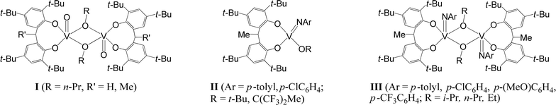 Vanadium Based Imido Alkoxide Pro Catalysts Bearing Bisphenolate Ligands For Ethylene And E Caprolactone Polymerisation Dalton Transactions Rsc Publishing