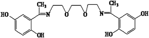 The molecular structure of 2,2′-[3,6-dioxa-1,8-octanediylbis(nitriloethylidyne)]-bis-hydroquinone