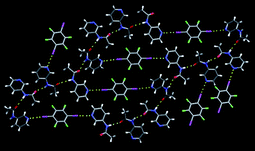 An infinite 2D layer in the crystal structure of 27 and 3-acetamidopyridine.67