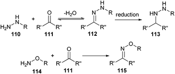 Hydrazone and oxime ligation.