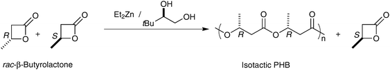 Isospecific polymerization of rac-BBL.