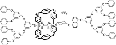 [2]Rotaxane R4 for reversible nanorecording by inducing different conductance transitions by scanning tunneling microscope (STM).