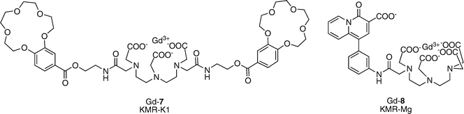 Potassium- and magnesium-activated contrast agents.
