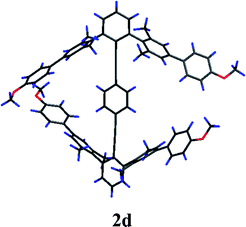 X-Ray diffraction structure of 2d.