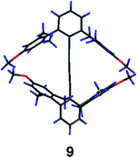 X-Ray diffraction structure of 9.