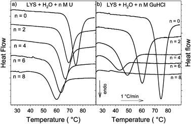 Influence Of Urea And Guanidine Hydrochloride On Lysozyme Stability And Thermal Denaturation A Correlation Between Activity Protein Dynamics And Conformational Changes Physical Chemistry Chemical Physics Rsc Publishing